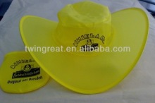 big folding hat
