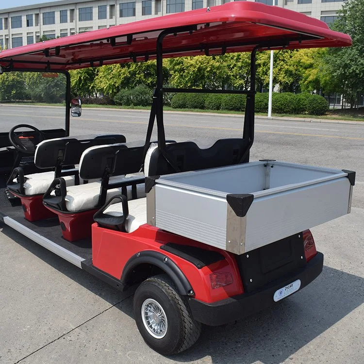 China Good Quality Trojan Battery 6 Seater Golf Car Trolley