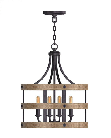 Vintage Lantern Pendant Chandelier Light For Foyer