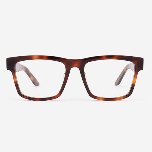 Classic Square Acetate Optical Frames for Men