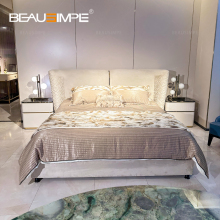 Luxury King Size Leather Bed Set