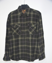 Wholesale Cotton Flannel Brushed Men's Casual Shirts