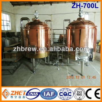 electric red copper brew bar beer machinery