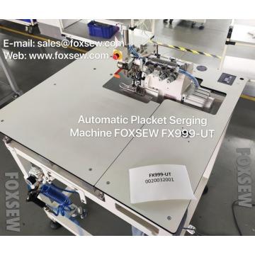 Unidade de costura automática Overlock Placket