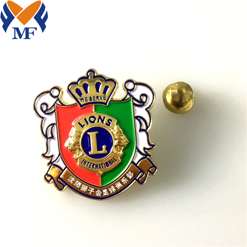 Lion Club Badge Pin