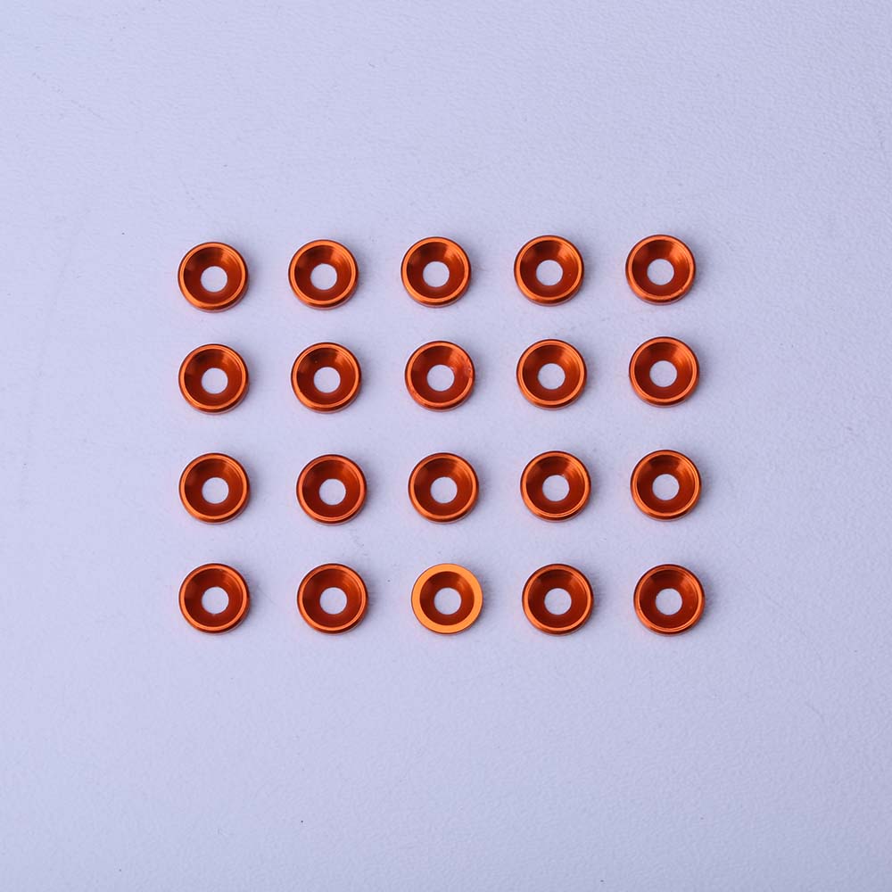 anodized countersunk aluminum washer