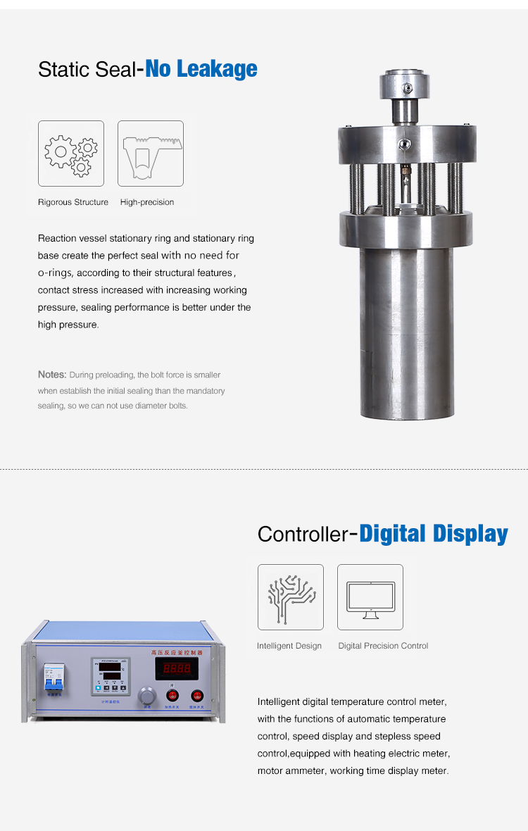 High Pressure Chemical Reaction Equipment Price Of High Pressure Reaction Kettle