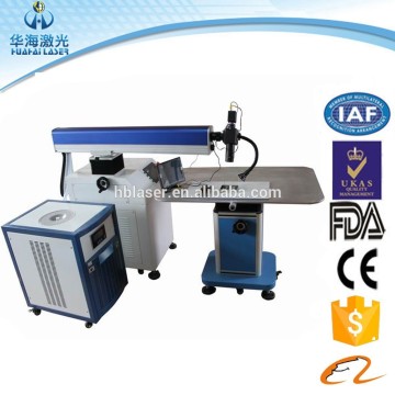 Vinyl welding machine used micro channel Ad metal letter laser welding machine