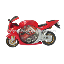 Simple Version Luxury Motorcycle Decorative Plastic Digitall Wall Clock