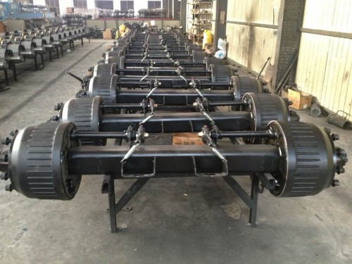 12t german type truck trailer spare parts, high quality trailer axles for sale