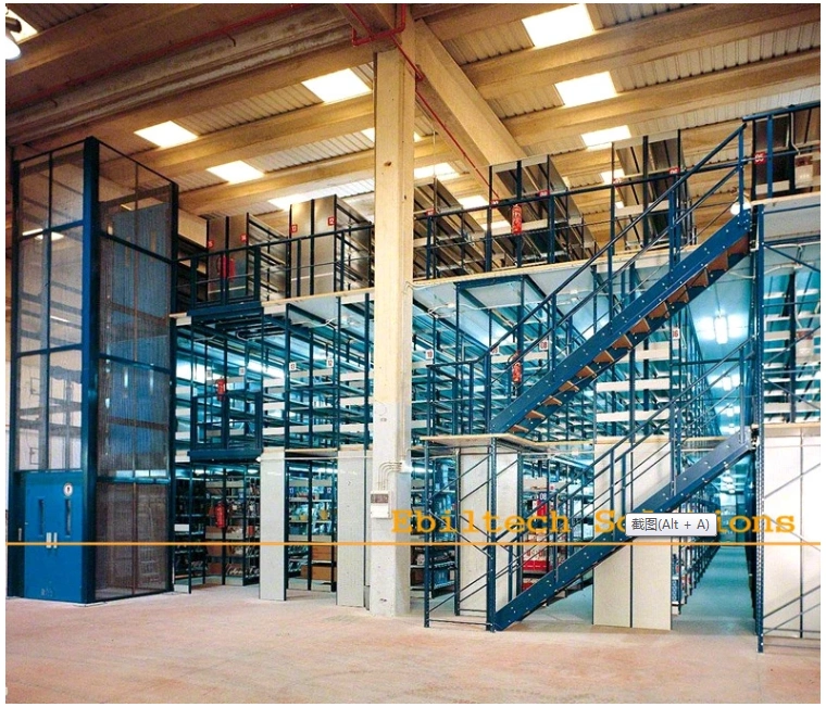 Ebil Warehouse Storage Racking Customized Steel Structure Mezzanine Ss400 Platform