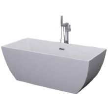 Independent Acrylic Bathtub with Shower Faucet