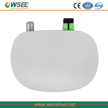 Mini AGC fiber optic node, 1 RF output optic node