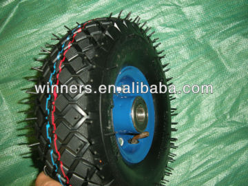 rubber pneumatic wheel 3.50-4