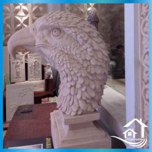 Beautiful head eagle sculpture