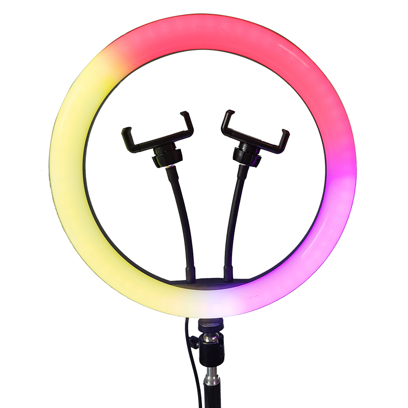 Video rgb ring light