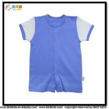 BKD OEM plain bamboo boy rompers