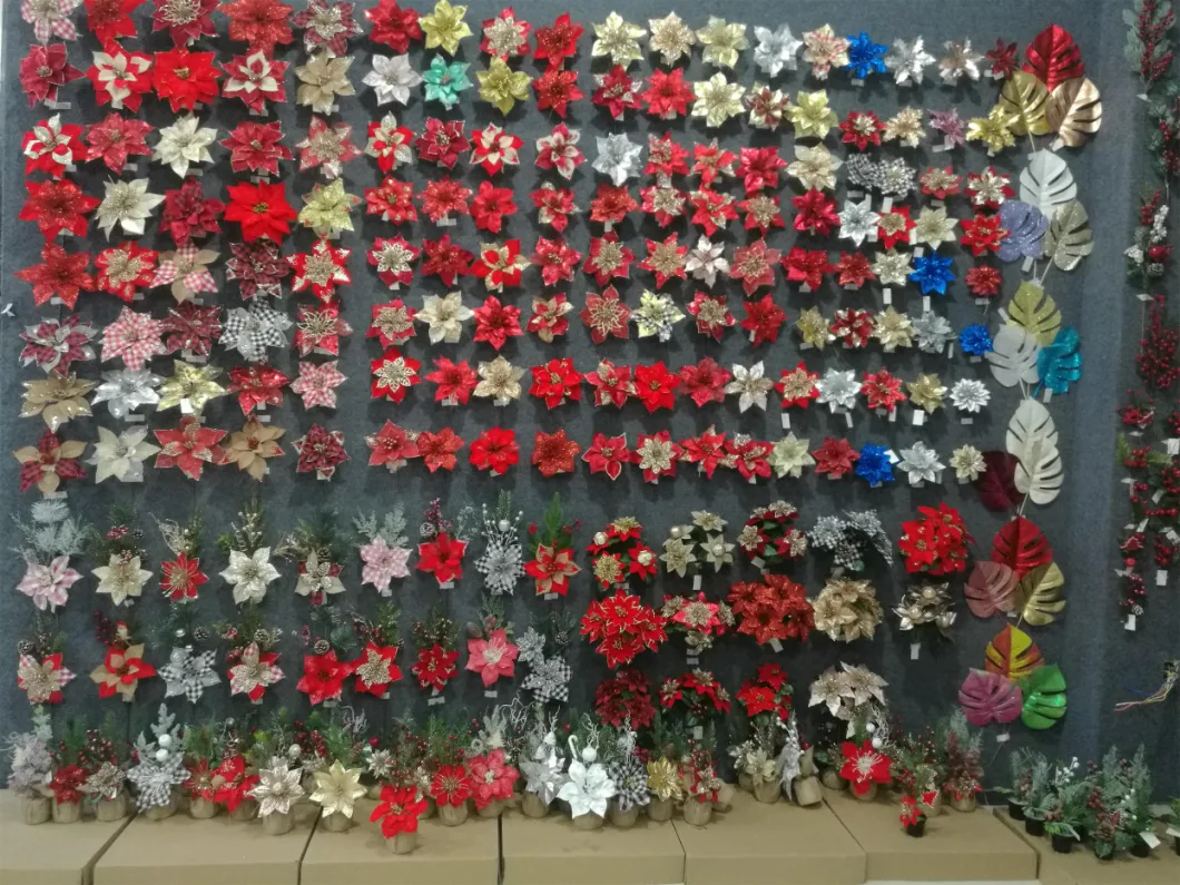 Hot Sale Christmas Flowers Decorations Flowers