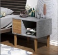 寝室の家具モダンなベッドサイドテーブル木製ナイトスタンド