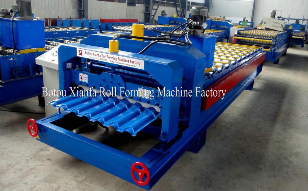 Nigerian style Roof Glazed Tile Forming Machine