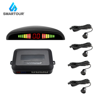 Smartour 4-Sensor LED Parking Sensor System with Buzzer Warning and Display