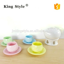 Ceramic Tea Cup and Teapot