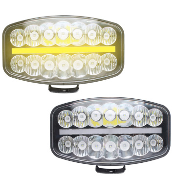 off-road High Power oval 80W LED truck light 7 inch drl truck spot LED driving light for truck