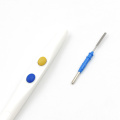 Disposable electrosurgical pencil with blade tip