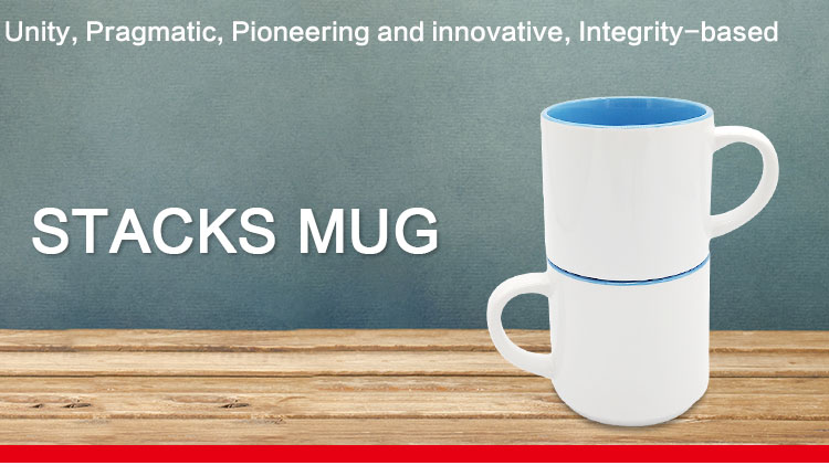 Space-Saving Ceramic Stacking Coffee Household Mugs