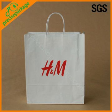 Cheap White Paper Bags with Handles(PRP--414)