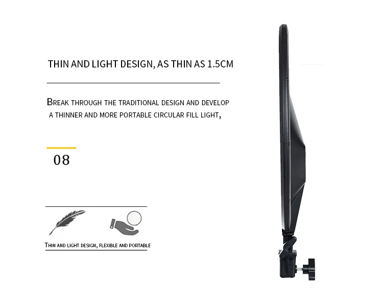 14-Inch LED Panel Light for Professional Live Streaming