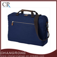 Wholesale Canvas Briefcase With Leather Trim