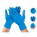 Blue nitril rukavice prášek zdarma