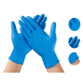 Blue Nitrile Gloves Powder Free