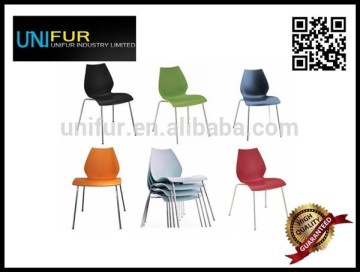 Replica Stackable Maui chairs by Vico Magistretti for office and conference room
