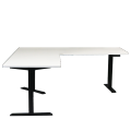 L-vormige hoogte verstelbaar staand bureau