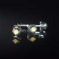 Zuiver wit 5 mm strohoed LED 7-8lm