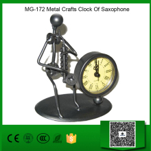 MG-172 Metal Crafts Clock Of Saxophone