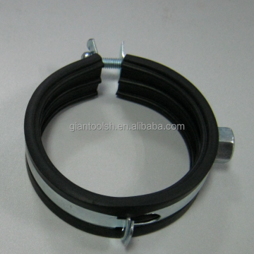 Hanging Split Pipe Clamp with Rubber Coated Pipe Clamps