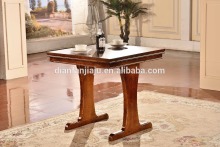 Modern square solid wood western style restaurant dining tables
