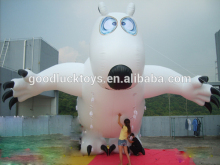 Wholesale Adult Inflatable Bear Walking Costumers, Inflatable Unlucky Bear Cartoon