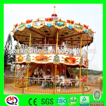 32seats double-deck outdoor christmas carousel
