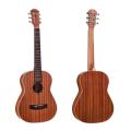 Groothandel 34 inch sapele akoestische gitaar