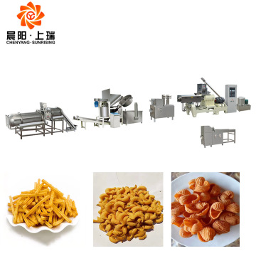 Doritos Slanty Snack Food Puffed Corn Extruder Machine