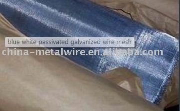 Blue galvanized wire mesh