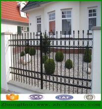 Galvanized Steel Picket Fence/Tubular Steel Fence/Galvanized steel pipe fence