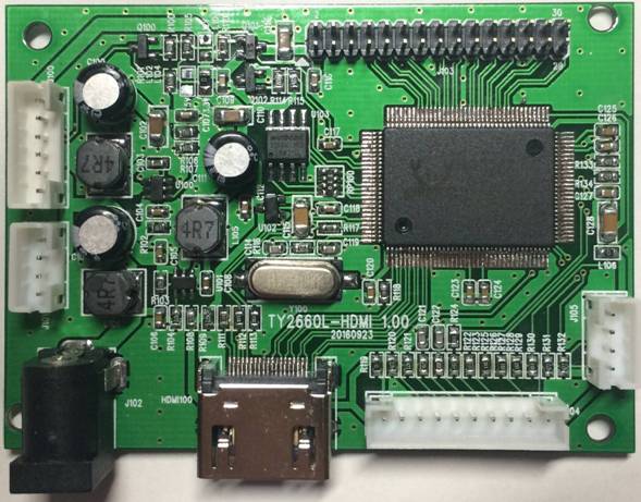 HDMI signal input LCD controller for LVDS TFT-LCD