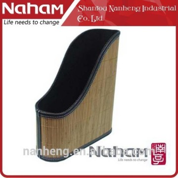 naham elegant Bamboo decor desktop file holder stationery box