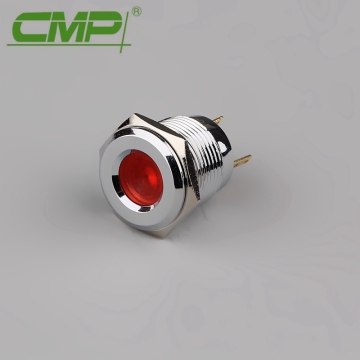 Dia 16mm Metal 12v led pilot lamp