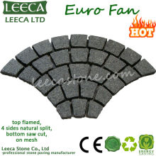 Granite fan patio paver | granite paving stone